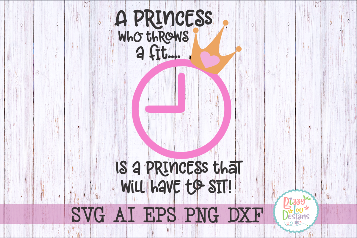 Download Princess Timeout Chair SVG DXF EPS AI Cutting File