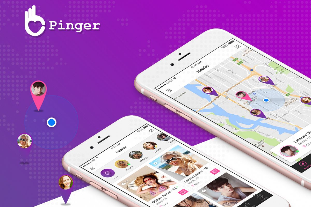 Pinger - Dating UI Kit example image 1