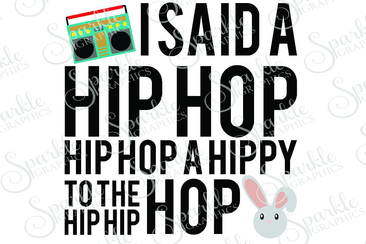 Hip Hop Bunny Cut File Set | SVG, EPS, DXF, PNG (37464) | SVGs | Design