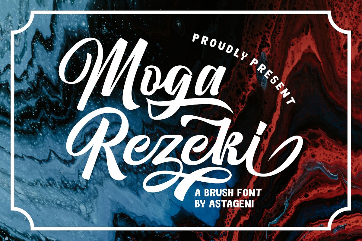 Moga Rezeki | Duo Font With Extra Swash example image 1