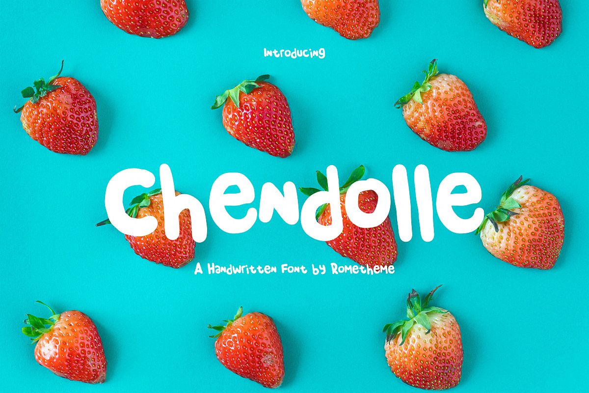 Chendolle - Fun Handwritten Font example image 1