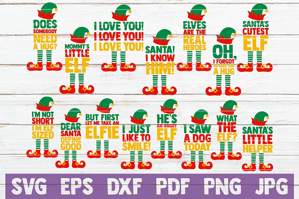 What The Elf? SVG Cut File example image 1