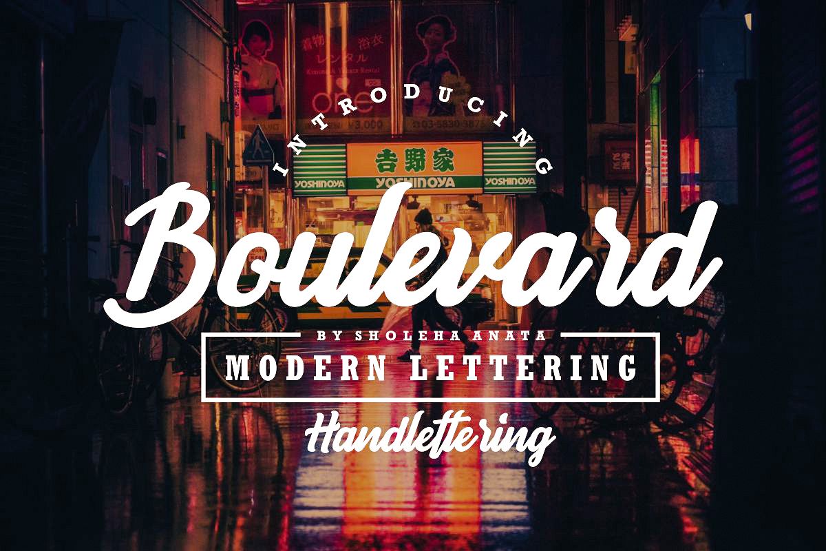 Boulevard - Modern Lettering example image 1