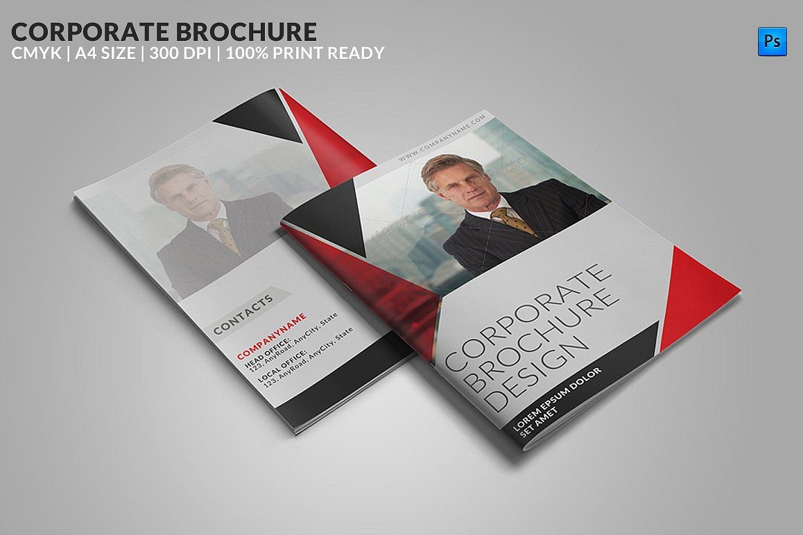 8 Page Corporate Bifold Brochure example image 1