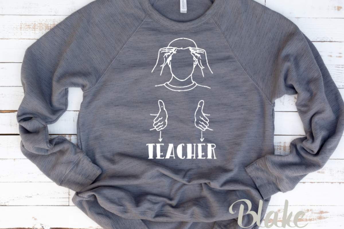 Asl Teacher Svg Sign Language Teacher Svg Deaf Awareness Svg