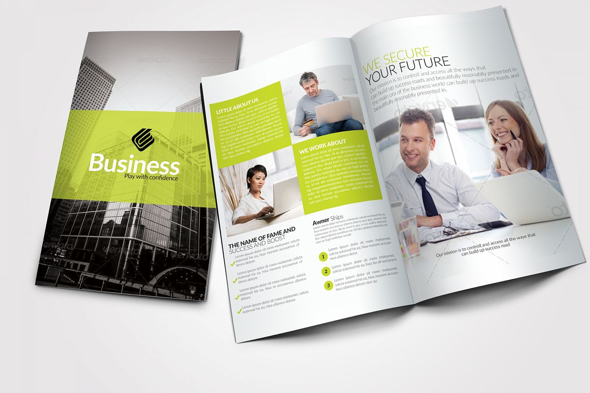 Creative Bifold Business Brochure example image 1