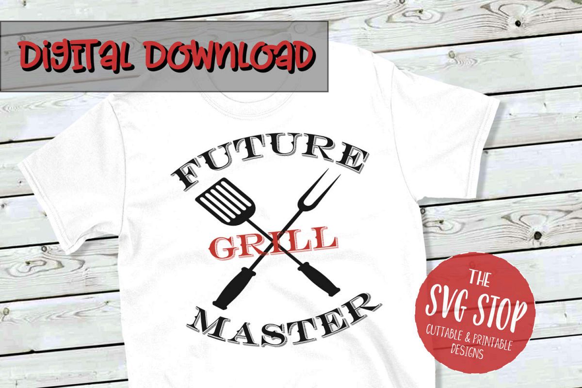 Future Grill Master - SVG, PNG, DXF example image 1