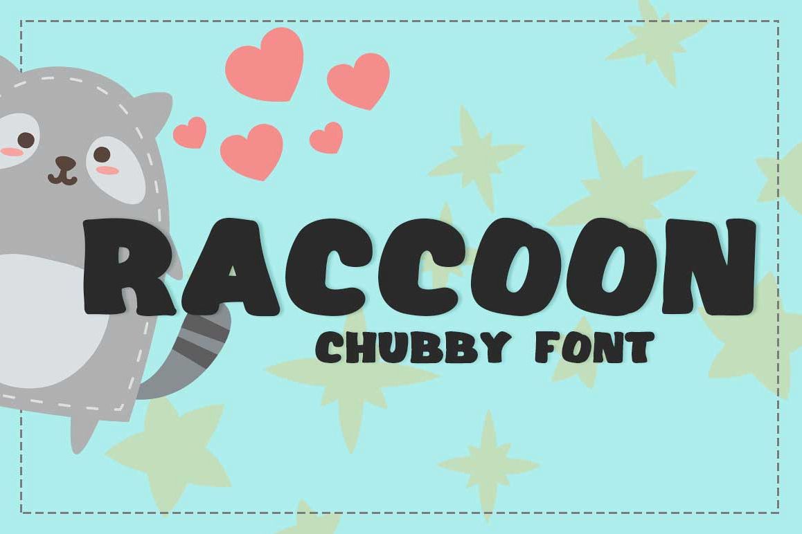 Raccoon Font example image 1