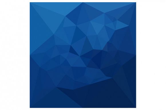 Egyptian Blue Abstract Low Polygon Background example image 1