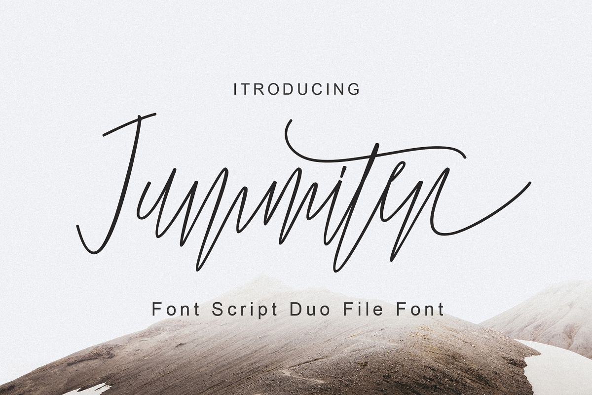 Jummiten Font Duo example image 1