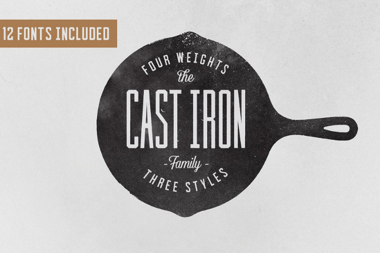 Cast Iron Family - Font example image 1