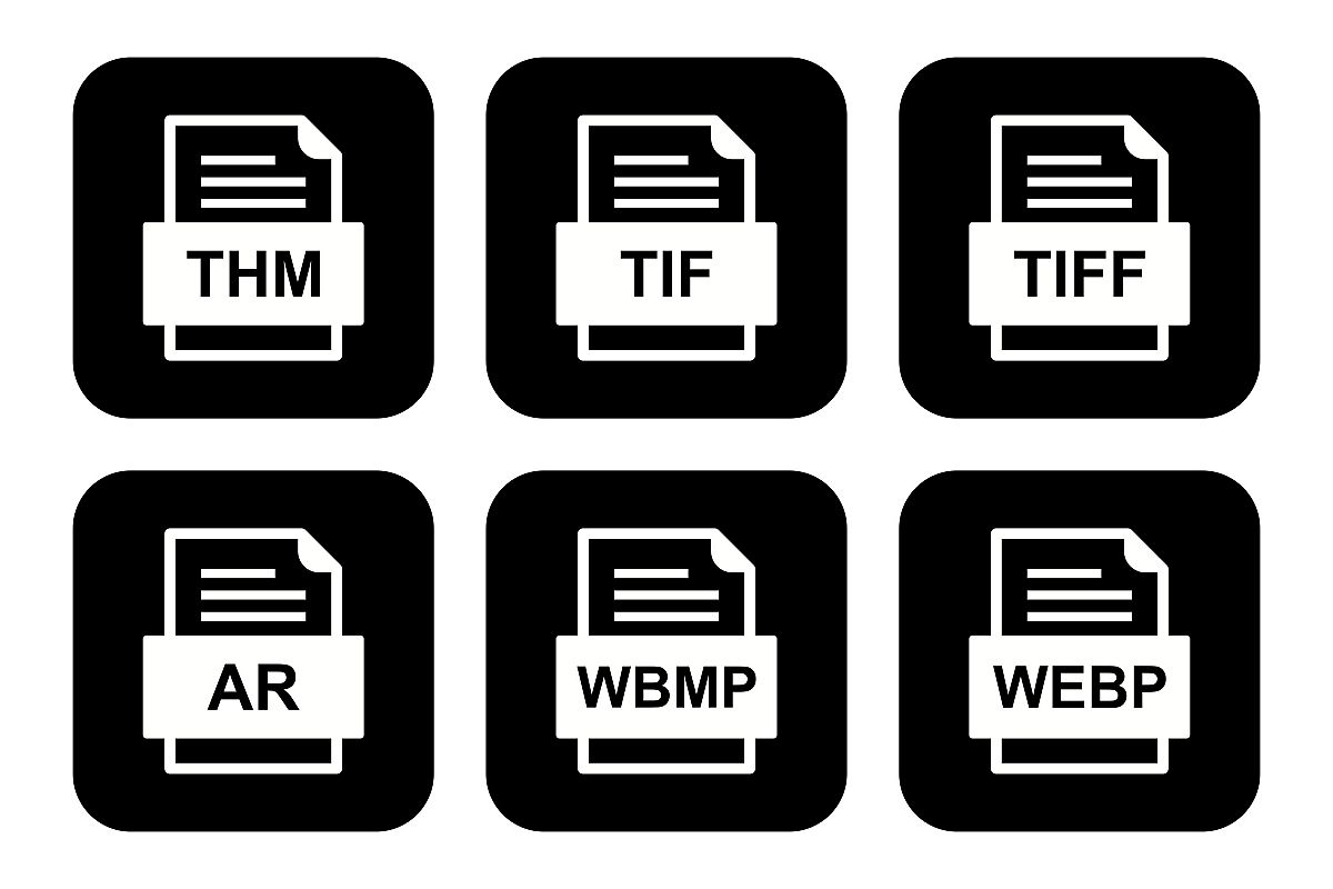 Set Of File Formats Icons example image 1
