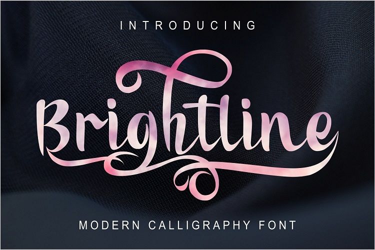 Brightline Modern Calligraphy example image 1