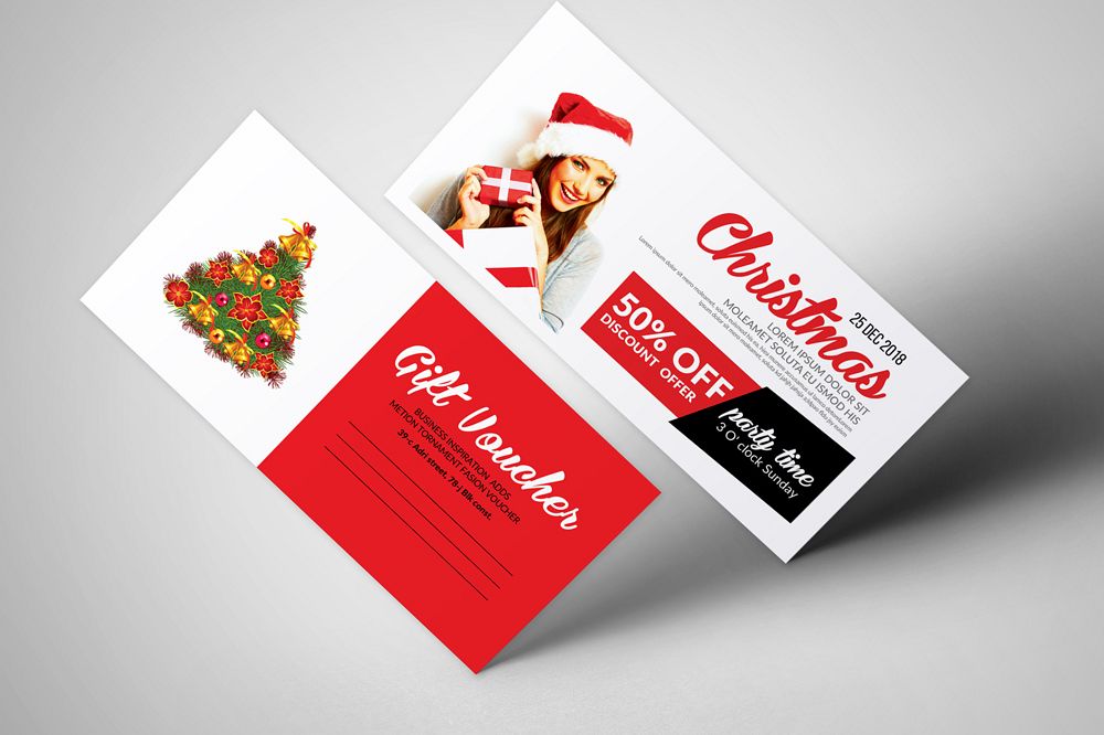 Marry Christmas Gift Voucher example image 1