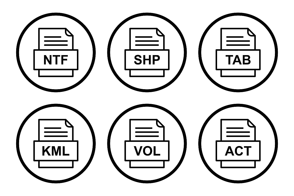 Set Of File Formats Icons example image 1