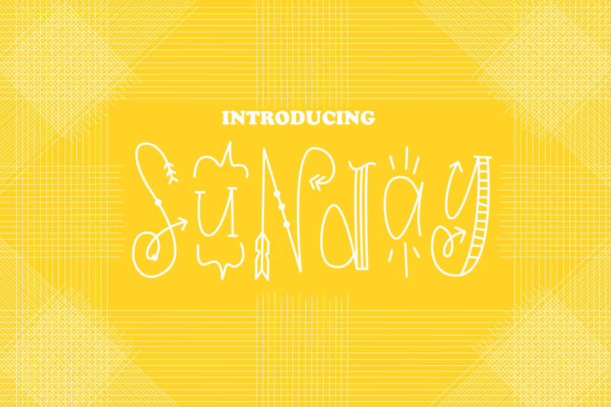 SUNDAY - A quirky font! example image 1