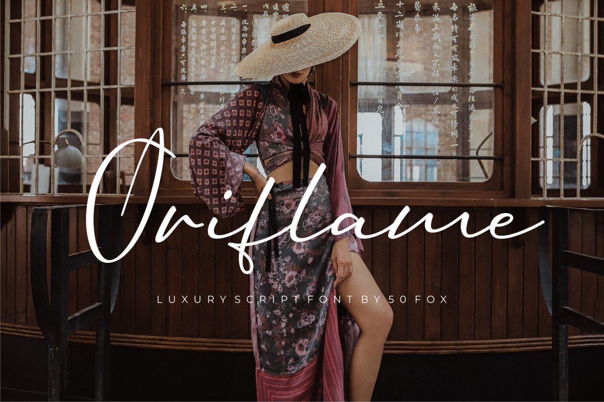 Oriflame Script Fonts example image 1