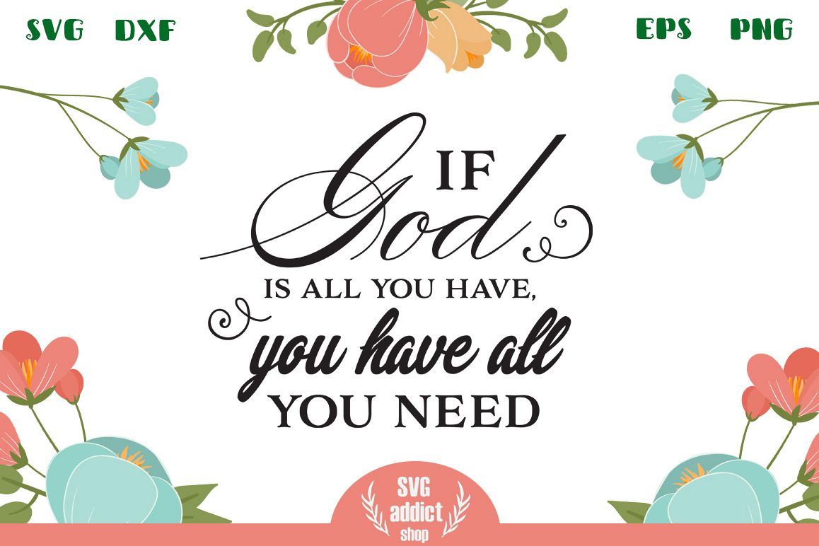 You Have All You Need SVG Cut File example image 1