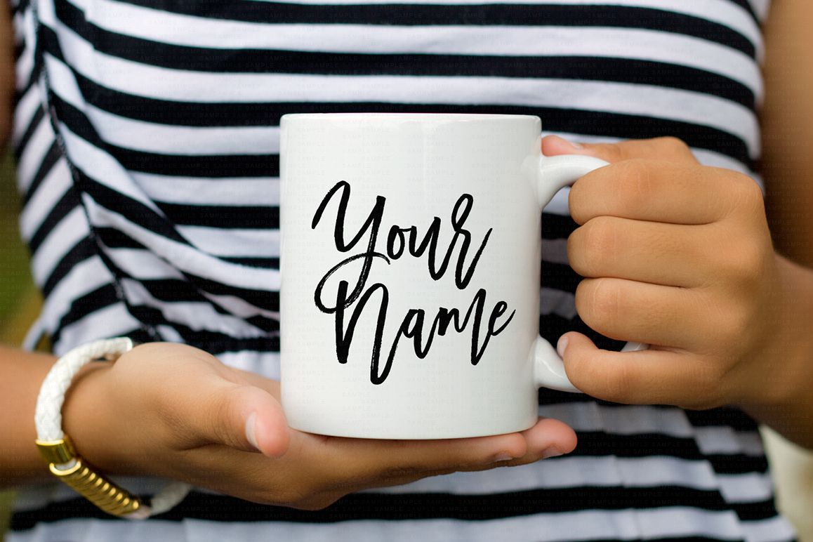 Hands Holding Mug Mockup #6 example image 1