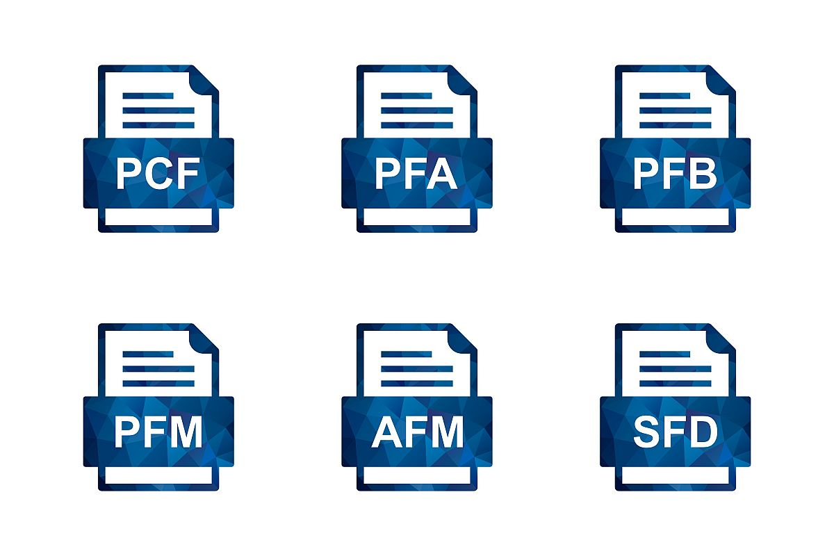Set Of File Formats Icons example image 1