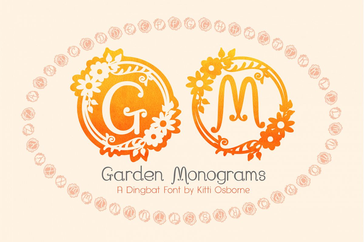 Garden Monograms example image 1