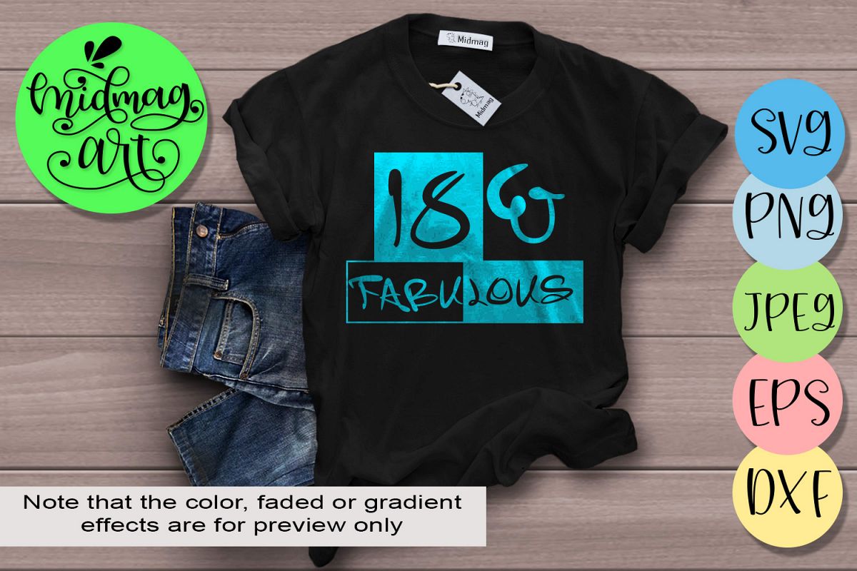 Download 18 and fabulous, 18th birthday svg (292890) | SVGs ...