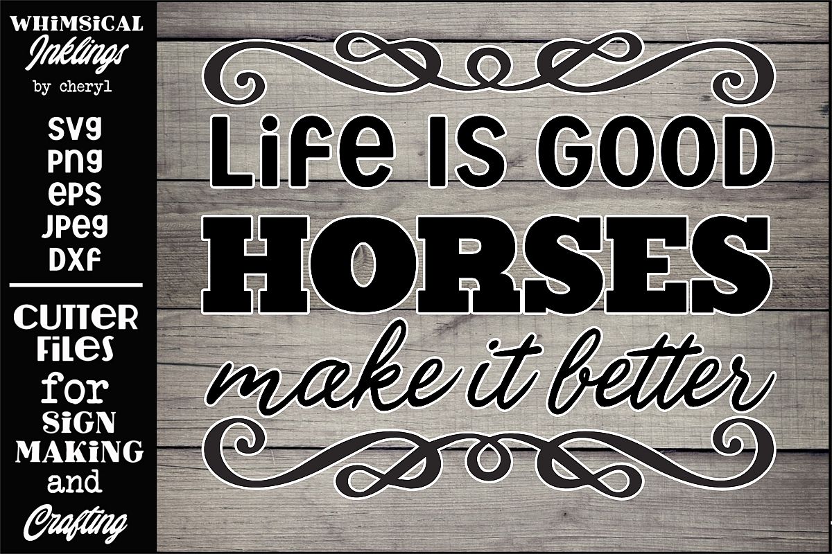Horses Make It Better SVG example image 1