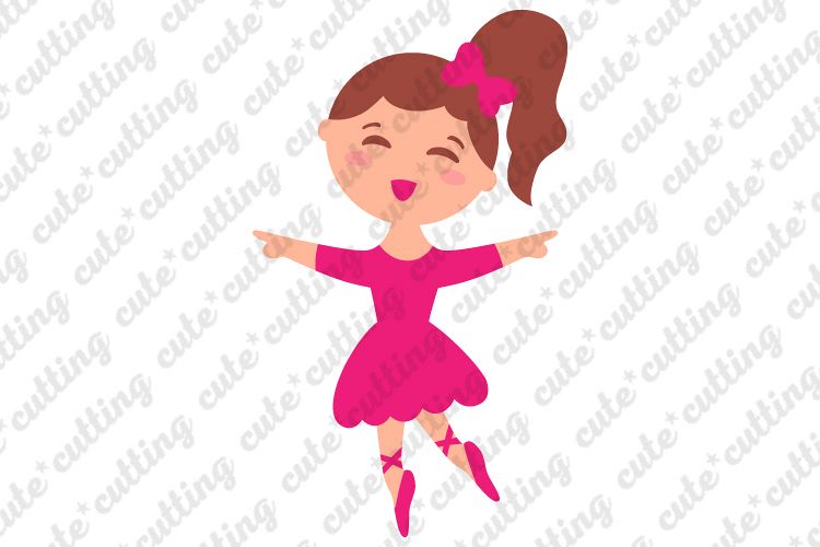 Ballerina svg, ballet dancer svg, dxf, png, pdf, jpeg example image 1