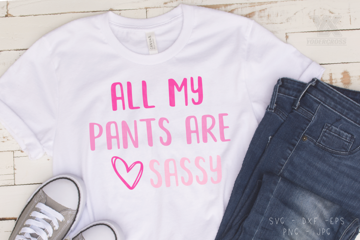 All My Pants Are Sassy SVG example image 1