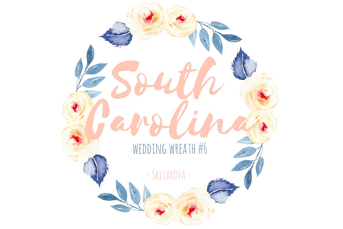 South Carolina. Wreath #6 example image 1