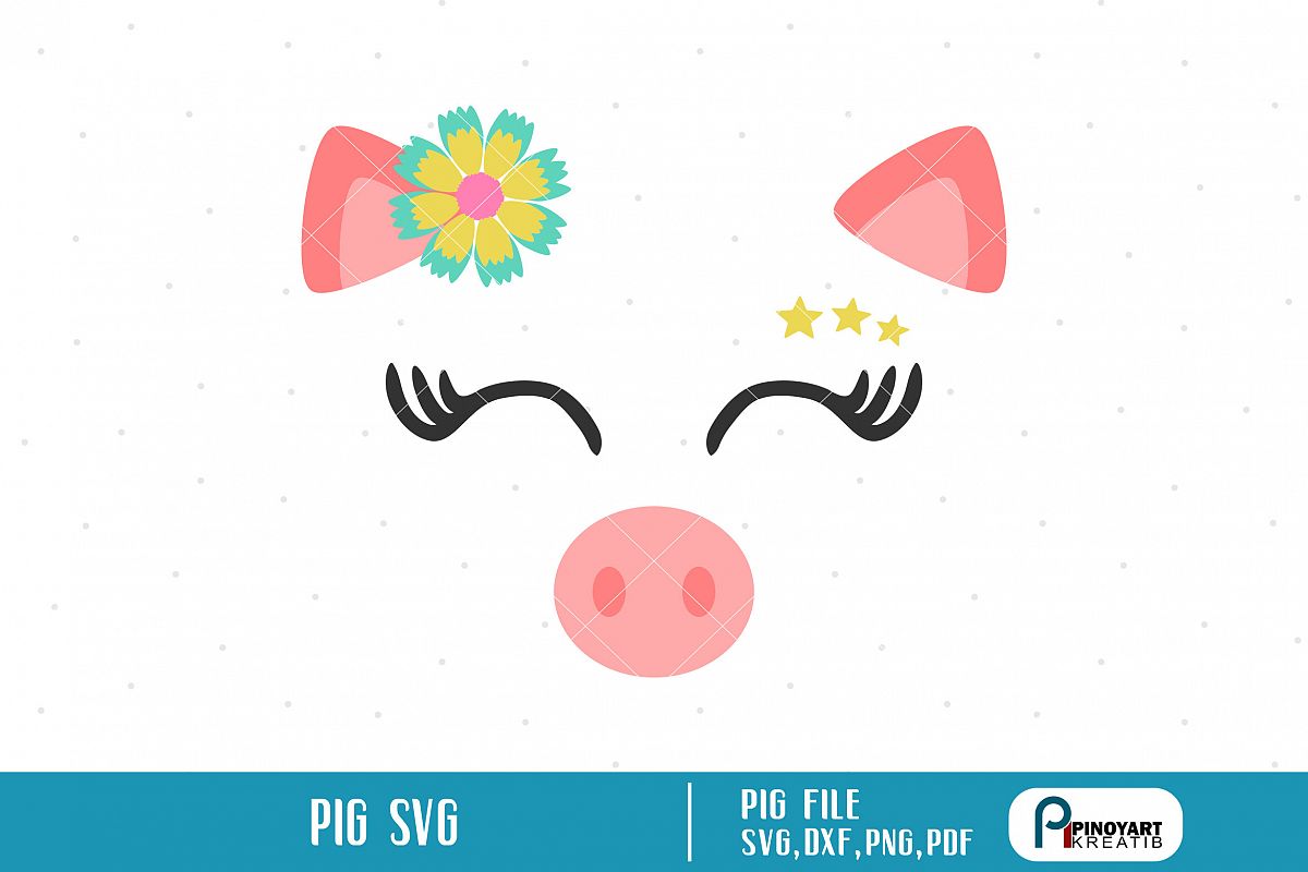 Download pig svg,pig svg file,pig dxf file,pig clip art,pig graphics (69872) | SVGs | Design Bundles