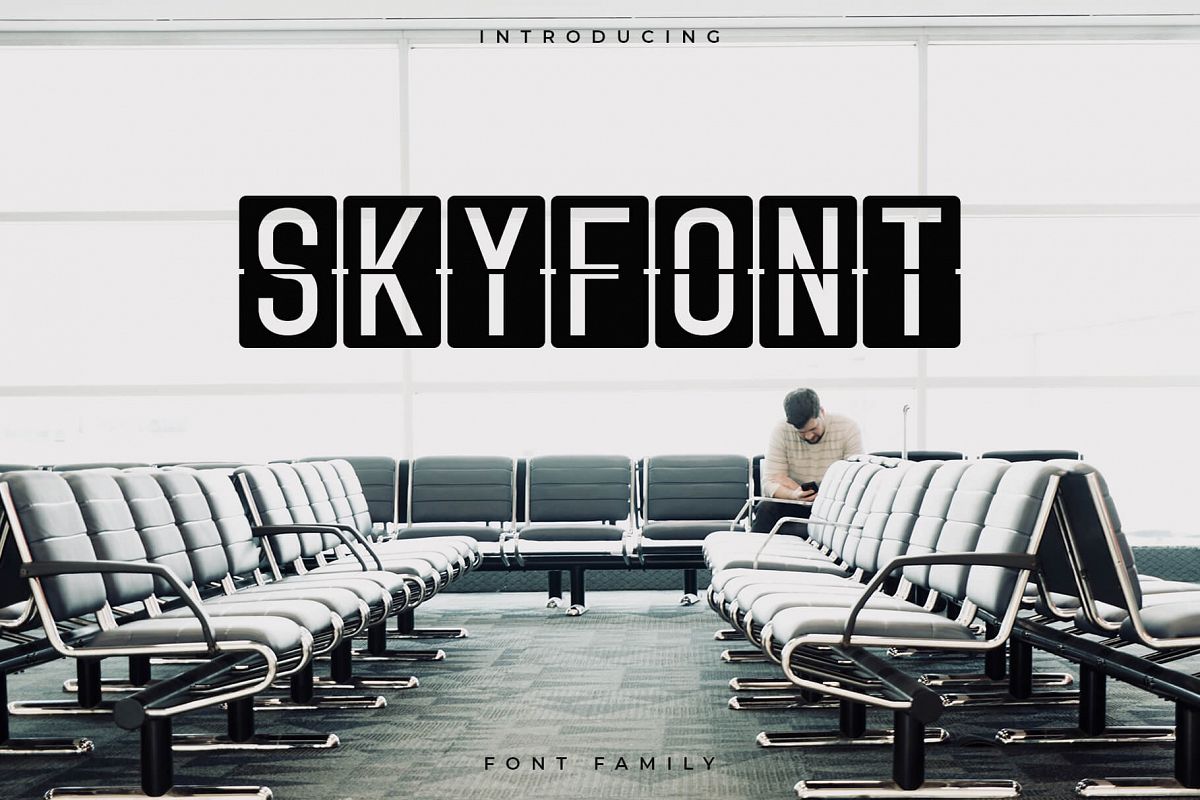 Skyfont Font Family - Sans Serif example image 1