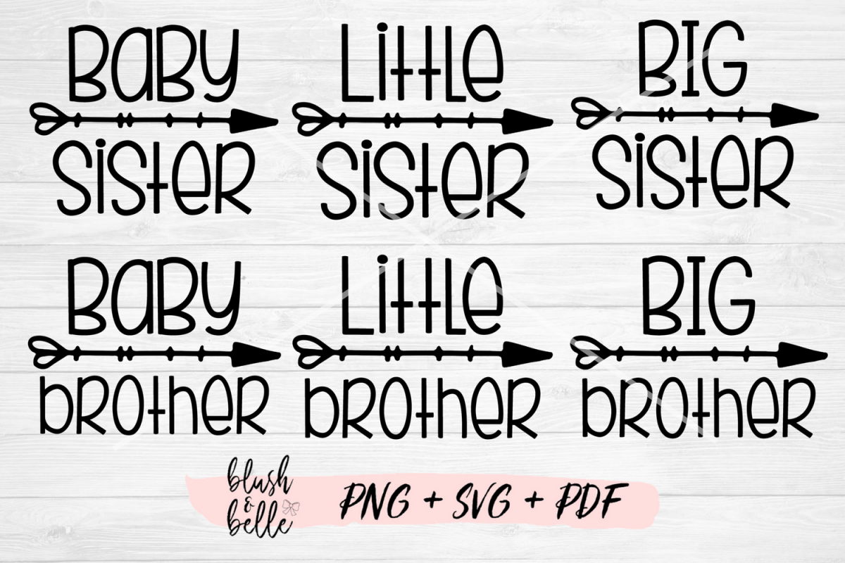 Download Sisters & Brothers Bundle - PNG, SVG, PDF (111873 ...