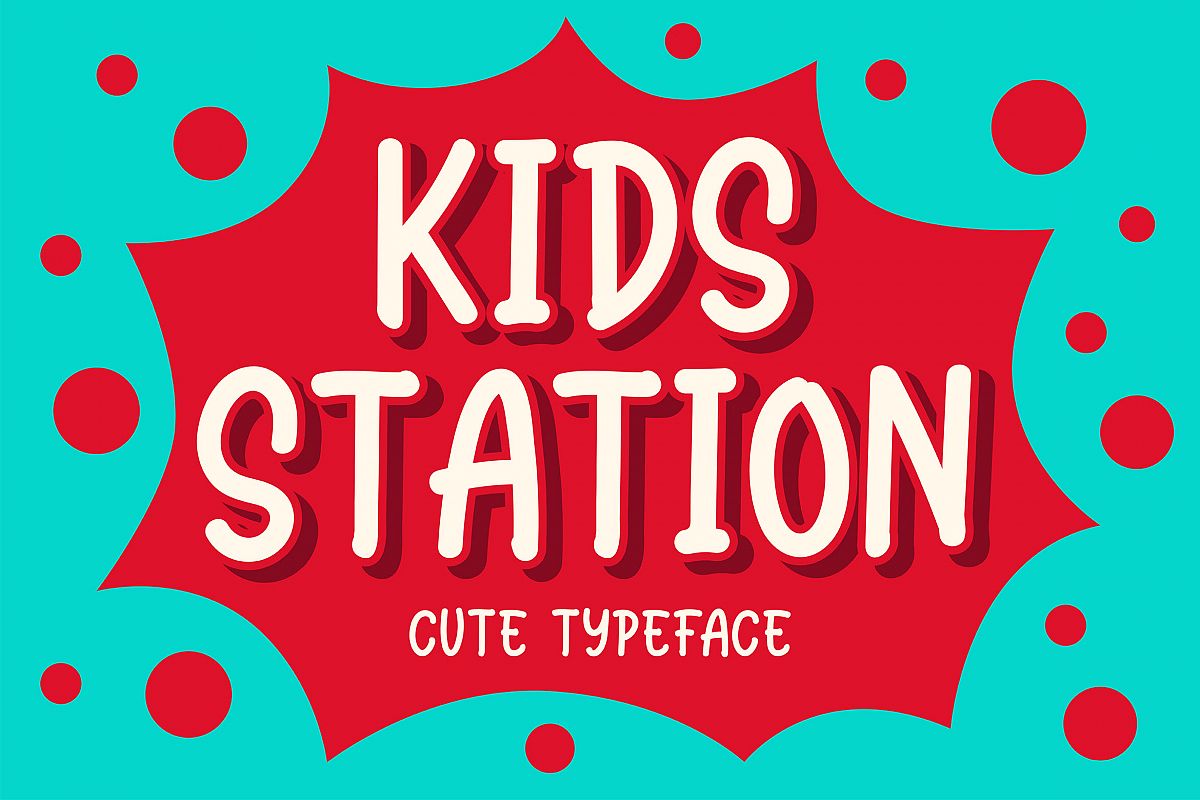 Station Kids - Cute Typeface example image 1