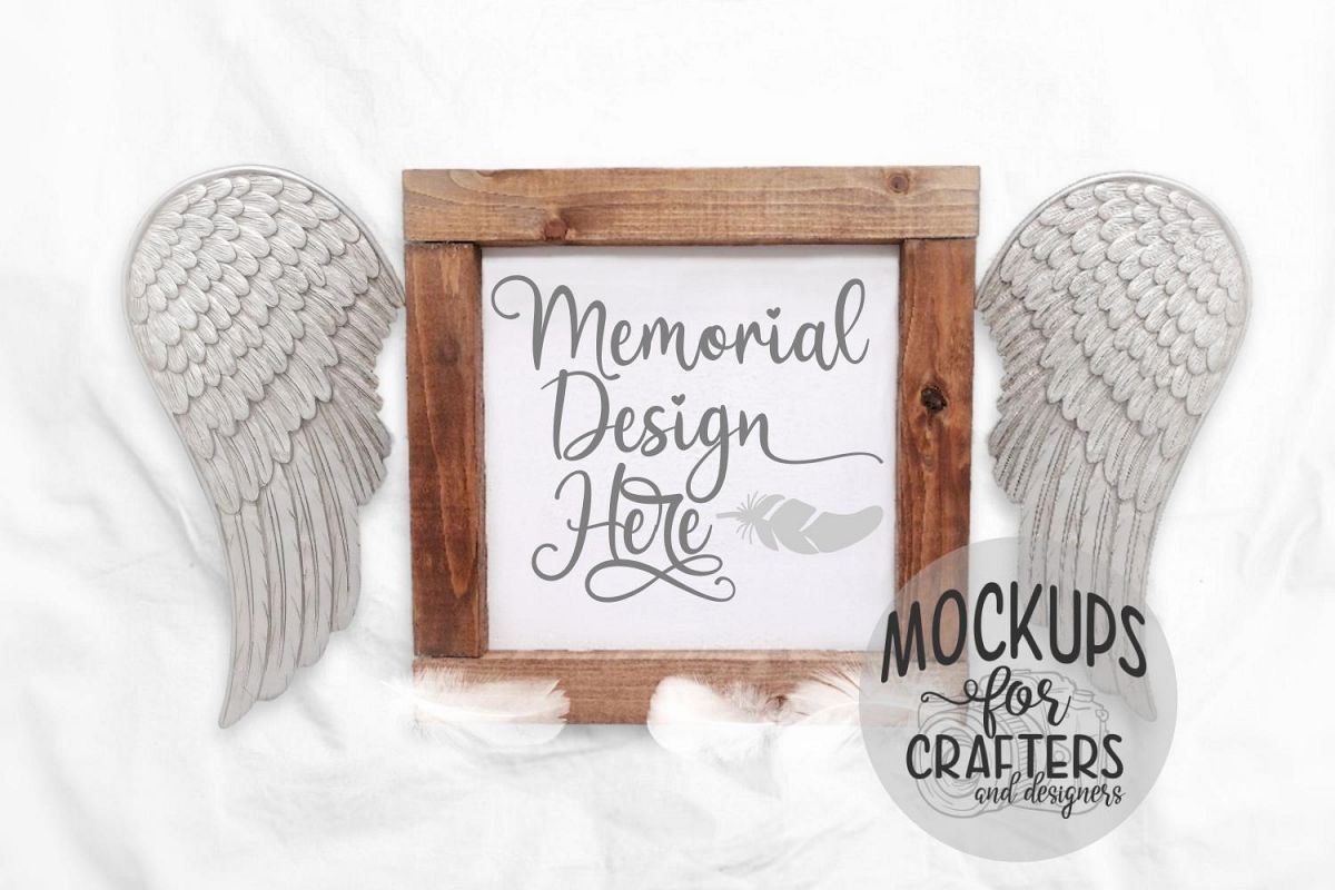 Wood Sign Mock-Up - Memorial theme example image 1