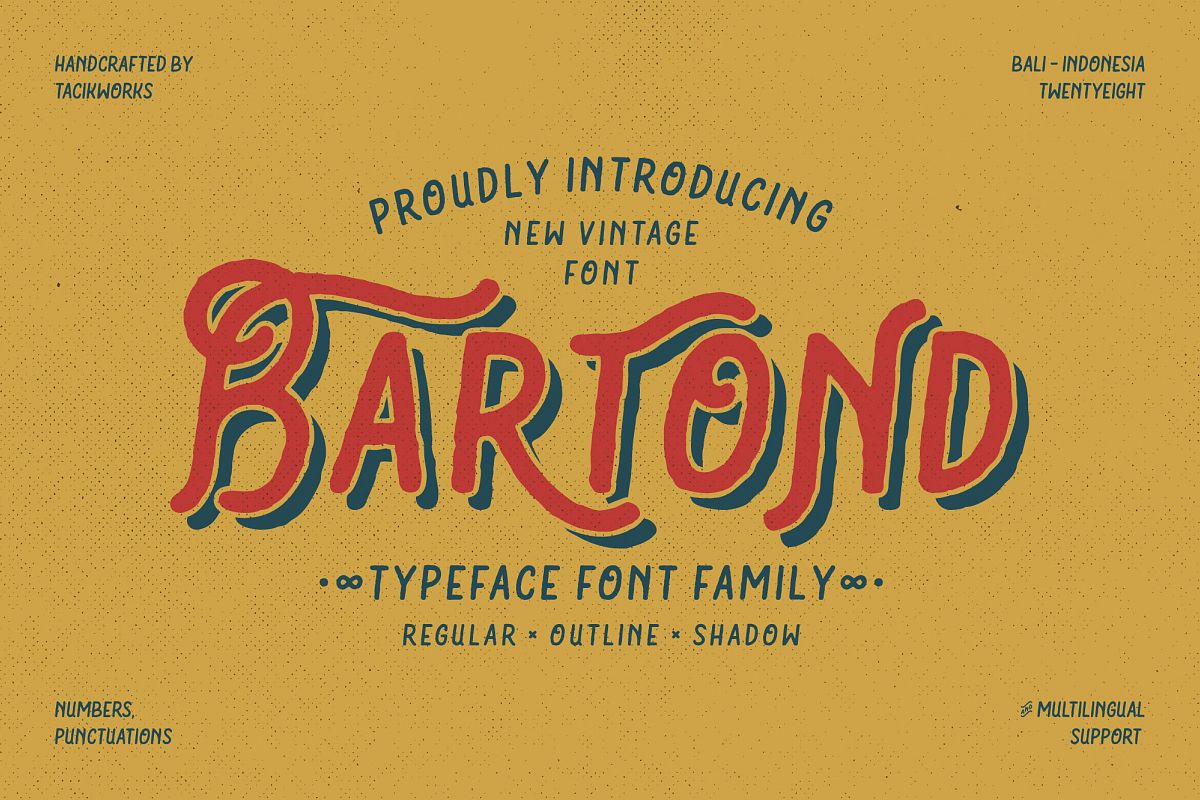 Bartond Typeface example image 1