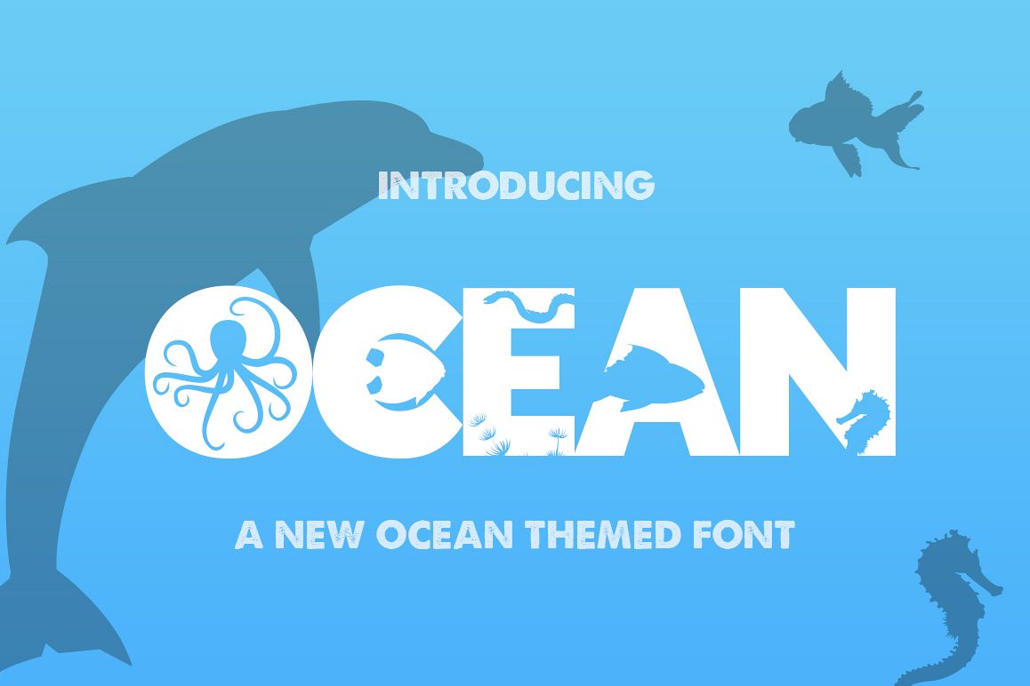 The Ocean Font example image 1
