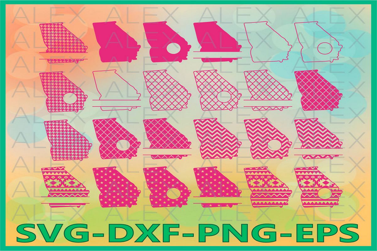Georgia State SVG, Georgia SVG files for Cricut, Georgia Svg example image 1