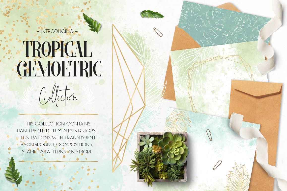 Tropical & Geometric Collection example image 1