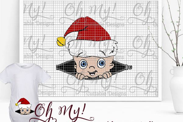 Download Christmas Baby In Zipper Maternity - SVG Cutting File