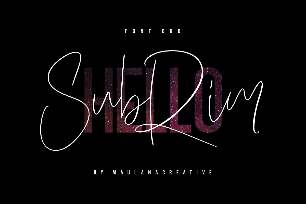 Hello Subrim Typeface example image 1