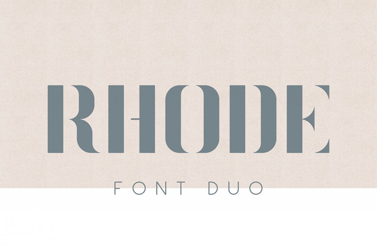 Rhode Font Duo example image 1