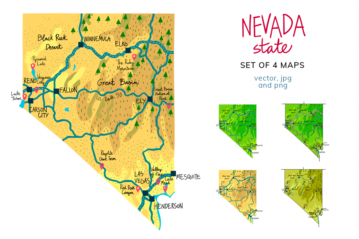 Nevada Maps example image 1