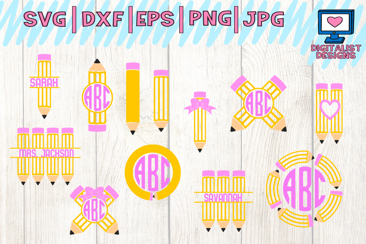 pencil bundle svg, Teacher svg, back to school svg, school example image 1
