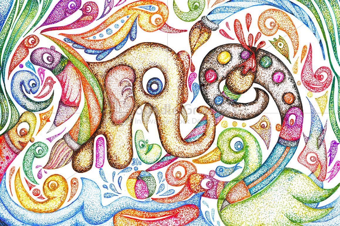 Jungle Art World - Graphic Illustration example image 1