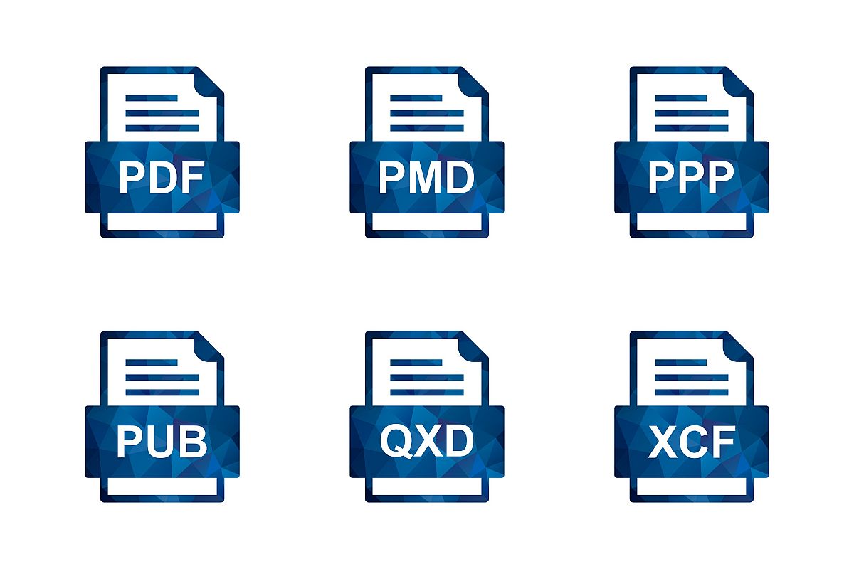 Set Of File Formats Icons example image 1