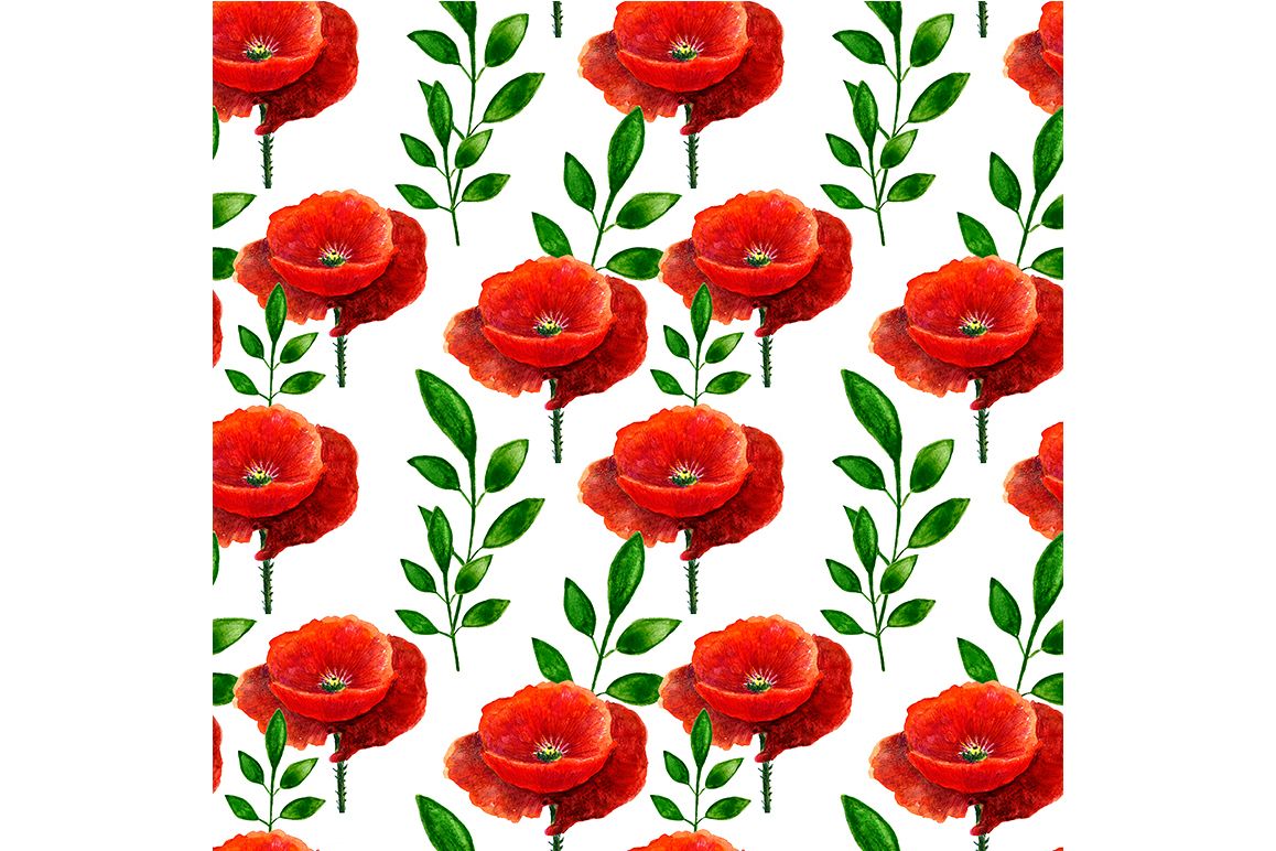 Seamless pattern with maquis. example image 1