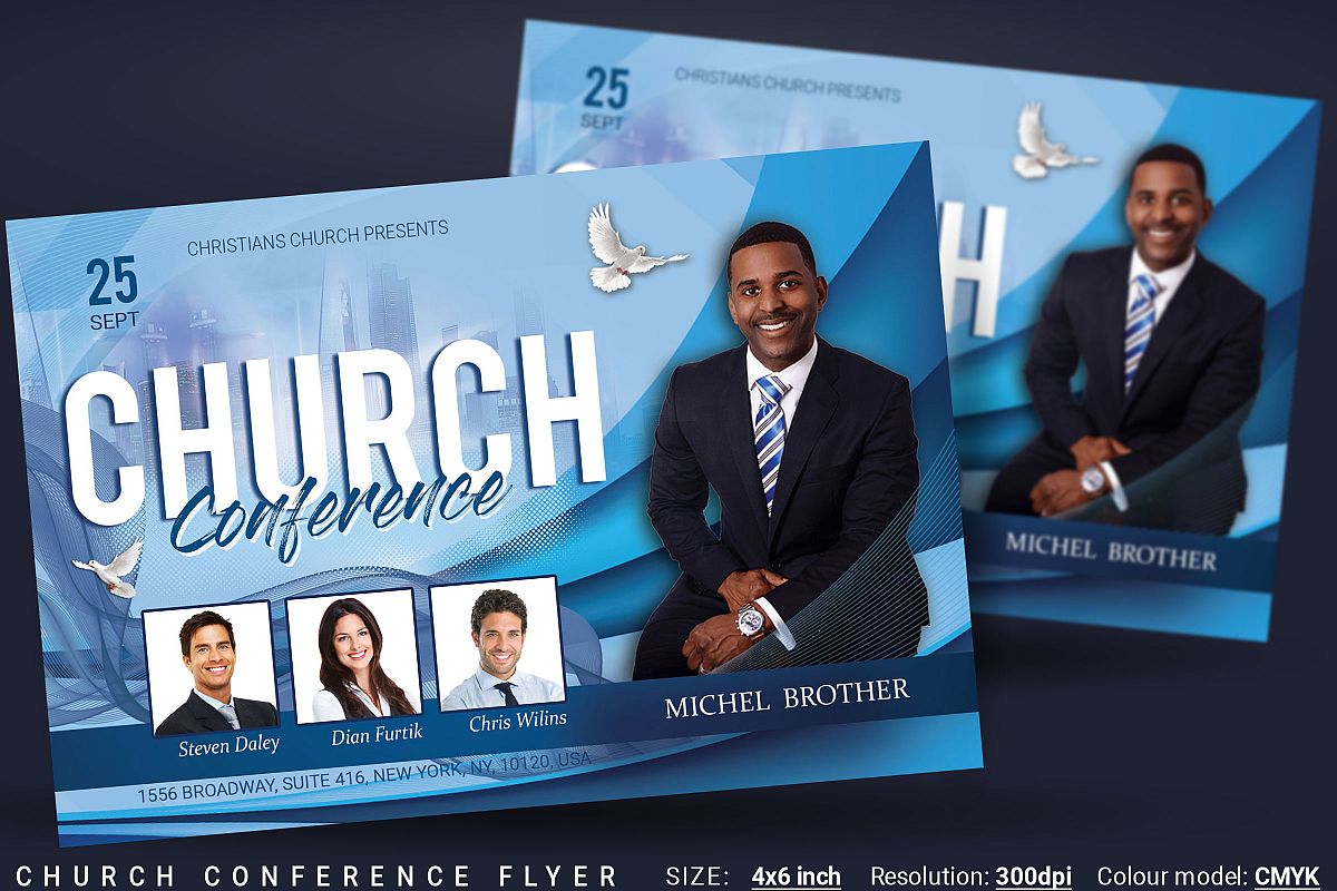 Church Conference Flyer Poster example image 1