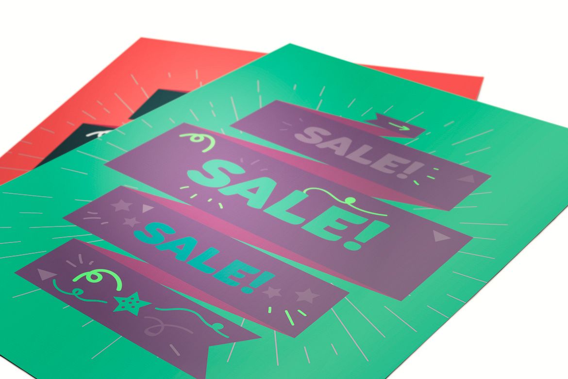 Vector Sale Ribbon example image 1
