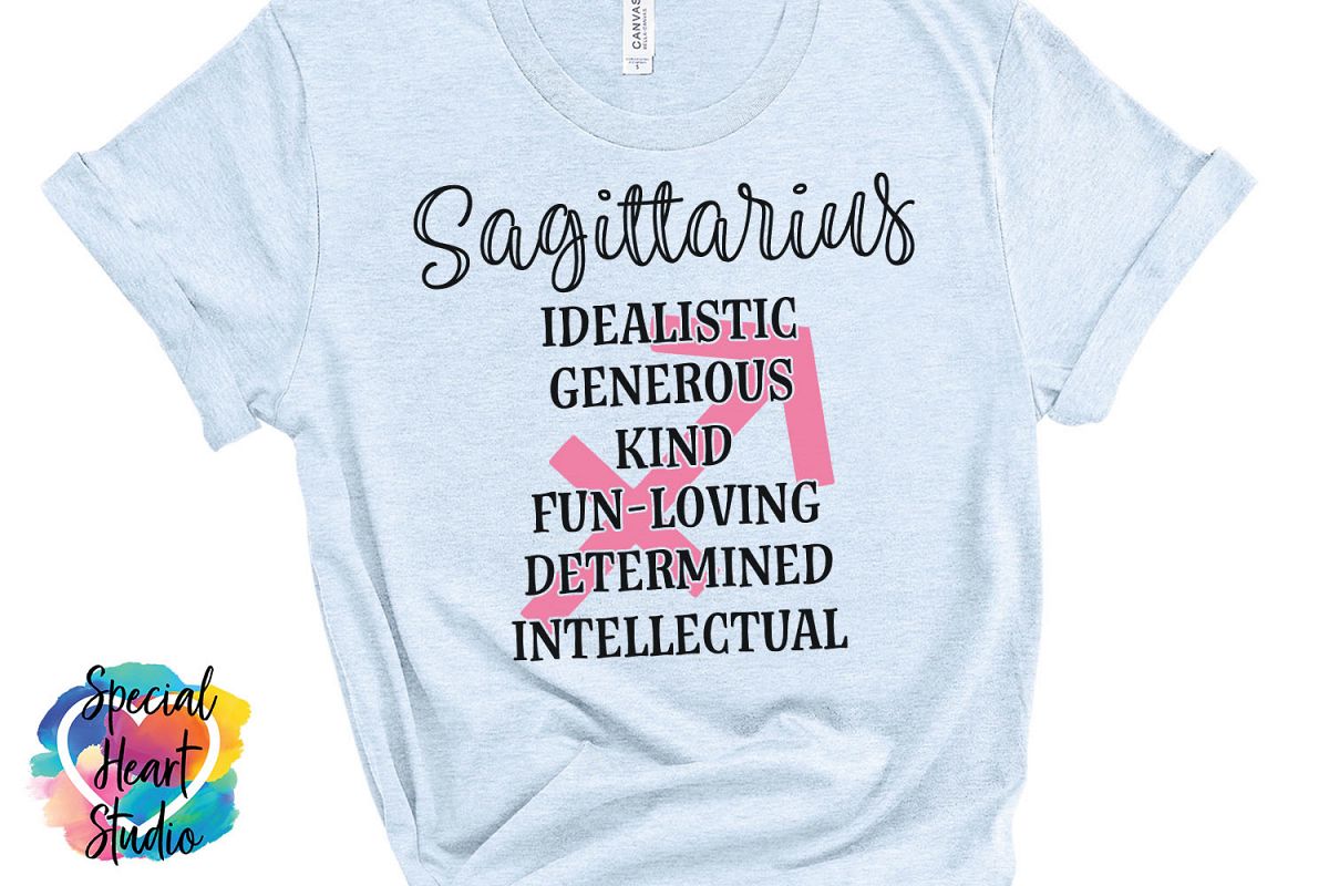 Sagittarius Zodiac SVG - A fun astrology cut file example image 1